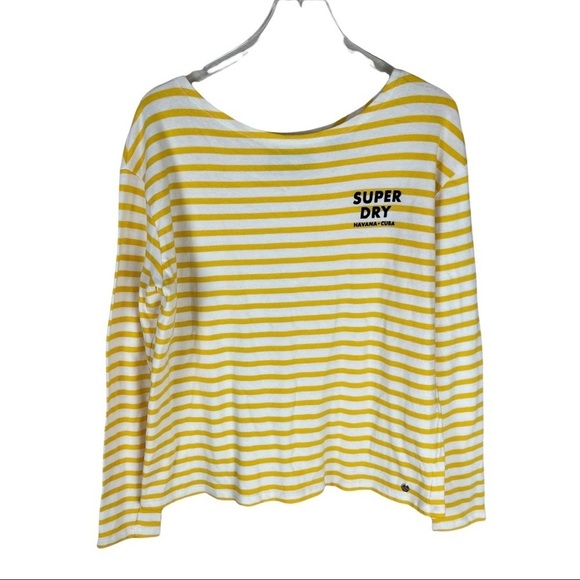 SUPERDRY Havana Oversized Long Sleeve Top - Picture 2 of 6